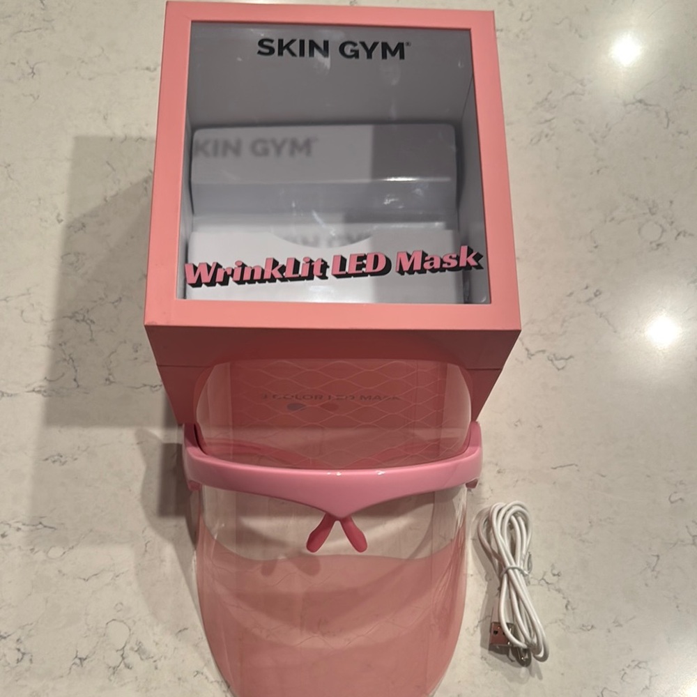 Skin Gym Pink WrinkLit LED Mask